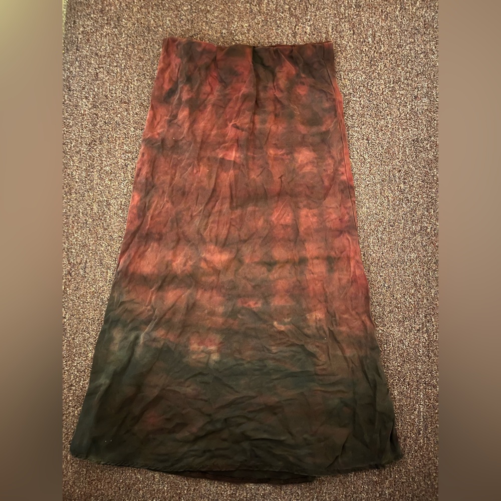 Cloth & Stone Anthropologie Earthy Tie-Dye Maxi Skirt